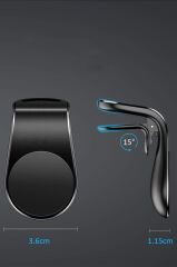 Telefon Tutucu Çok Amaçlı Manyetik Araç İçi Oto Aksesuarları JX006 Siyah