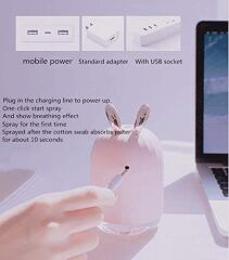 Hava Nemlendiricisi Buhar Makinesi Geyik Figürlü Aroma Difüzör 220 ML H1 Beyaz