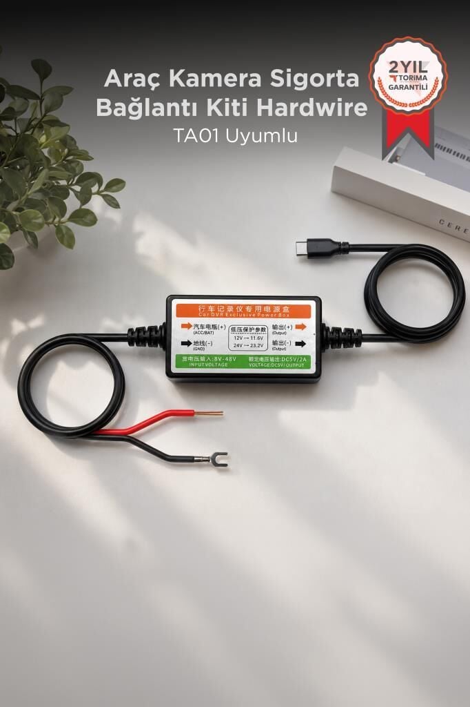 Araç Kamera Sigorta Bağlantı Kiti Hardwire TA01 Uyumlu