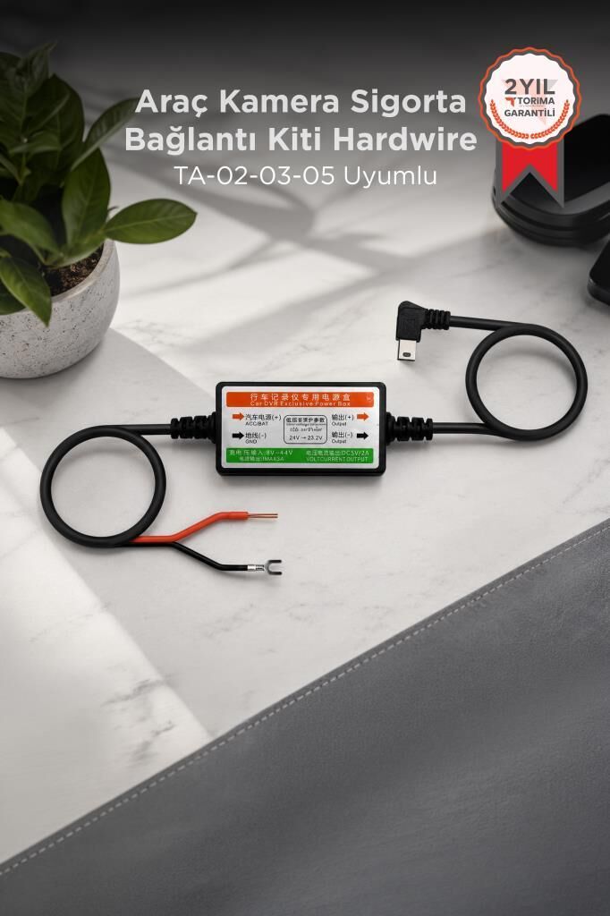 Araç Kamera Sigorta Bağlantı Kiti Hardwire TA-02-03-05 Uyumlu