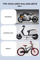 Telefon Tutucu Motor Motosiklet ve Bisiklet Çok Amaçlı Tutucu JX044 Siyah