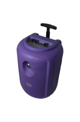 Torima KTS-2111 Mor RGB Ledli Mikrofonlu Tekerlekli Bluetooth Hoparlör Speaker