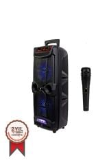 KTS-1743 Uzaktan Kumandalı Ve Mikrofonlu Karaoke Bluetooth Hoparlörü