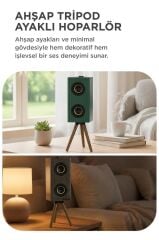 Kablosuz Hoparlör 24W 3000mAh Taşınabilir Ayaklı Speaker D67 Siyah
