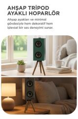 Kablosuz Hoparlör 24W 3000mAh Taşınabilir Ayaklı Speaker D67 Siyah