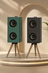 Kablosuz Hoparlör 24W 3000mAh Taşınabilir Ayaklı Speaker D67 Siyah