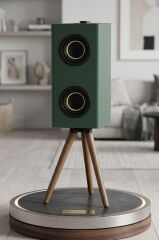 Kablosuz Hoparlör 24W 3000mAh Taşınabilir Ayaklı Speaker D67 Yeşil
