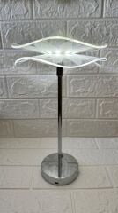 Ayçiçek Kristal Elmas Masa Lambası Led Işıklı Şarjlı Dokunmatik Akrilik Gece Lambası LW17