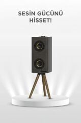 Torima D67 Gri Kablosuz Hoparlör 24W Çift Sürücü, 3000mAh Batarya, Taşınabilir Ayaklı Speaker