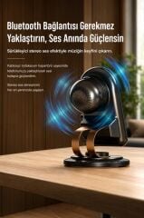 Telefon Tutucu Manyetik Kablosuz Ev Ofis Oto Aksesuarları JX061 Siyah