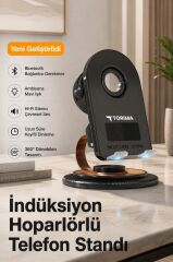 Telefon Tutucu Manyetik Kablosuz Ev Ofis Oto Aksesuarları JX061 Siyah