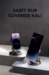 Torima JX-061 Siyah Manyetik Telefon Tutucu Kablosuz Hoparlör Araç Ev Ofis Kullanımına Uygun