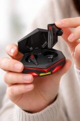 Bluetooth In-Ear Headphones with LED Light Gaming Headset K98 Black