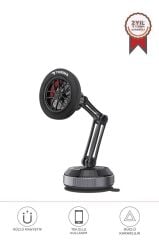 Torima JX-060 Siyah Sarsılmaz Manyetik 360 Derece Ayarlanabilir Araç İçi Telefon Tutucu