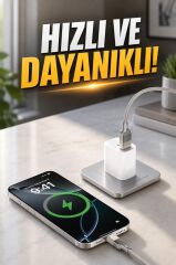 Şarj Kablosu Usb to Type-C Data Kablo U18 Gri