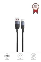 Torima U18 Siyah USB ile Type-c Şarj ve Data Kablosu