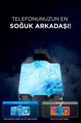 Kablolu Cep Telefon Soğutucu Oyuncu Radyatör Soğutma Fanı F25 Siyah