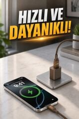 Şarj Kablosu Usb to Lightning Data Kablo U18 Kahverengi