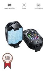 Kablolu Cep Telefon Soğutucu Oyuncu Radyatör Soğutma Fanı F-25 Siyah