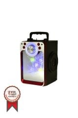 KTS-822S Ledli Kumandalı Bluetooth Hoparlör Usb-Tf-Fm Radyo Siyah