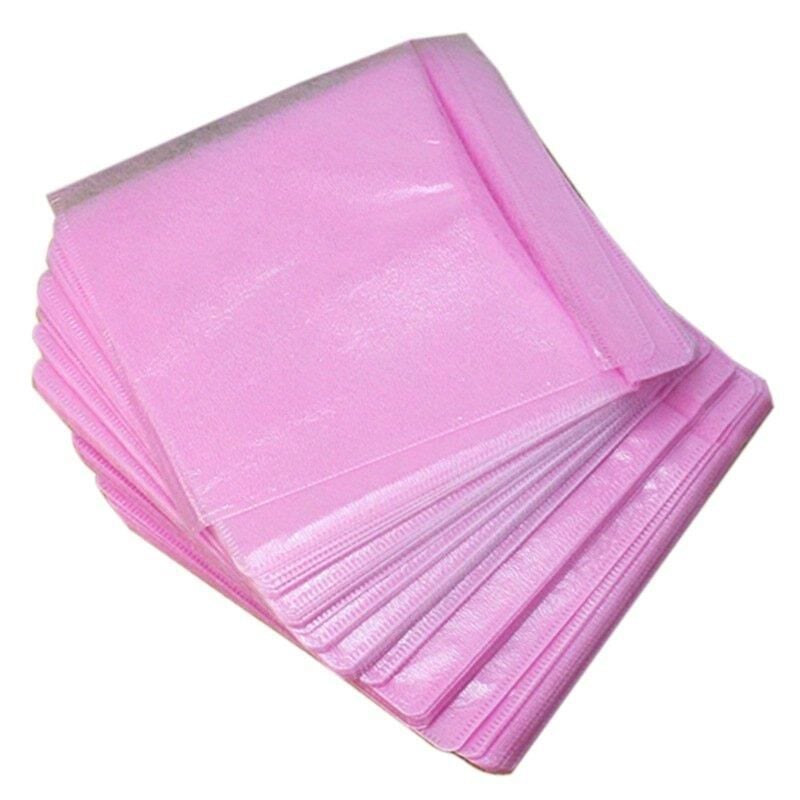 Cd Dvd Zarfları Çift Yönlü 100'lü Paket Pembe