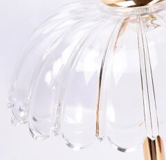 LW-13 Gold Abajur Kristal Elmas Masa Lambası Kumandalı Romantik Akrilik Led Gece Lambası