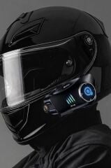 Bluetooth Motosiklet Kask Kulaklığı Intercom 32GB SD Kartlı Helmet Q28 Siyah