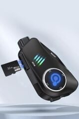 Torima Q28 Helmet Intercom +32GB SD Kartlı Bluetooth Motorsiklet Kask Kulaklığı İnterkom