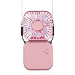 Torima F-05 Mini Fan Tutmalı Şarjlı 3 Kademeli Vantilatör Klima Soğutucu Fan Pembe