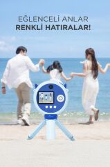 Dijital Fotoğraf Makineleri IPS Ekran Çocuk Kamerası Video Makinesi 1080P S8 Sarı