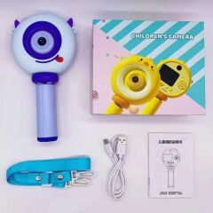 Torima S8 Taşınabilir 1080p Dijital Video Kayıt Fotoğraf Çocuk Kamerası 2.0 Inç IPS Ekran Mavi