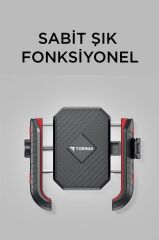 Torima Telefon Tutucu Motorsiklet Oto Aksesuarları JX062 Siyah