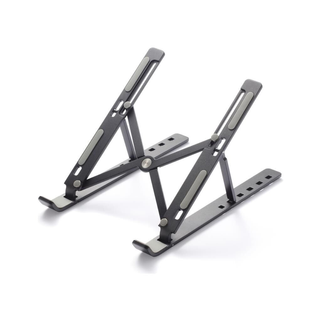 Torima JX-18 Siyah Laptop Stand MacBook Notebook Katlanabilir Taşınabilir Metal Standı Siyah
