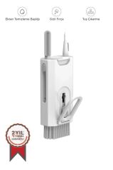 Bilgisayar Temizleme Seti Sprey Depolu 8IN1 Klavye Ekran Kulaklık Mouse Telefon Temizleme MCB01 Beyaz