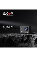 Aksiyon Kamerası 4K Ultra Hd UHD 900 Mah 30 MT Kamera SJ4000 Air Siyah