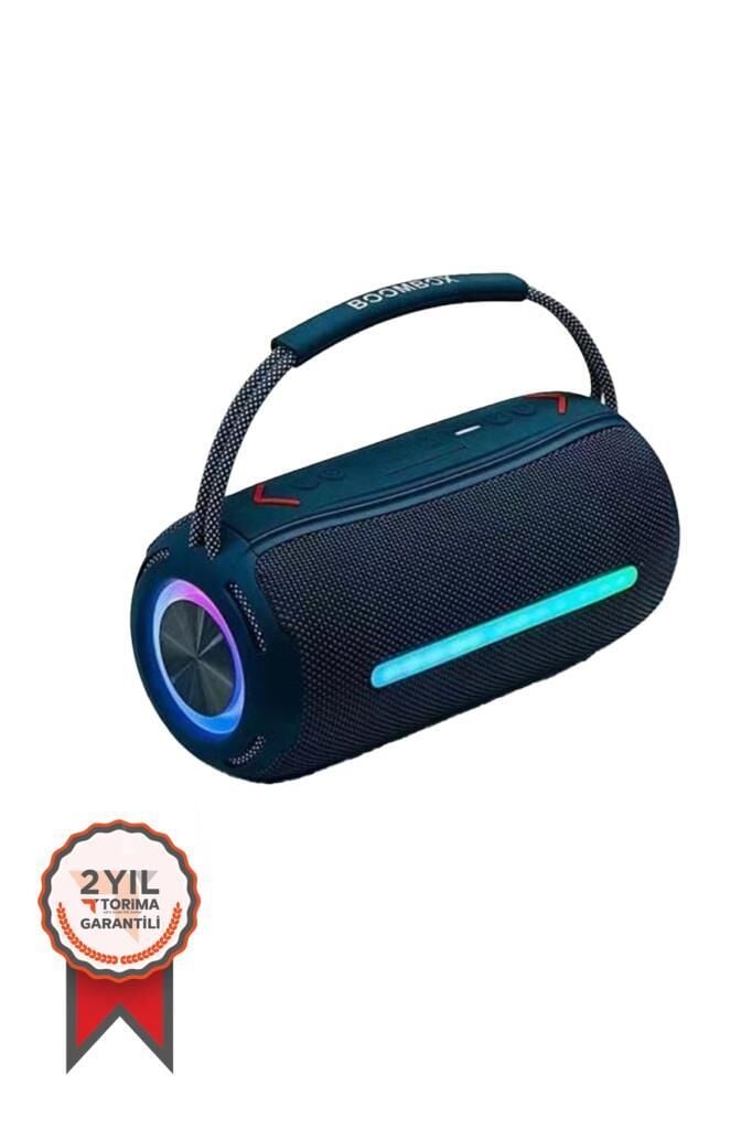 Torima Booms Box 360 Taşınabilir Rgb Ledli Bluetooth Hoparlör Usb-Tf Mavi