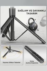 Torima L16 Çok Amaçlı Tripod Selfie Kumandalı 153 Cm Anroid İos Go Pro Uyumlu