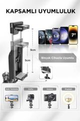 Tripod Kumandalı 153CM Android Ios Go Pro Uyumlu Selfie Çubuğu L16