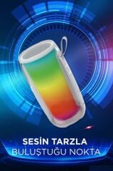 Torima KTS-1953 Beyaz Taşınabilir Bluetooth Hoparlör