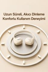 Bluetooth Kulaklık Kulak İçi Boyuna Asılabilir Kablosuz Kulaklık XT95II Siyah