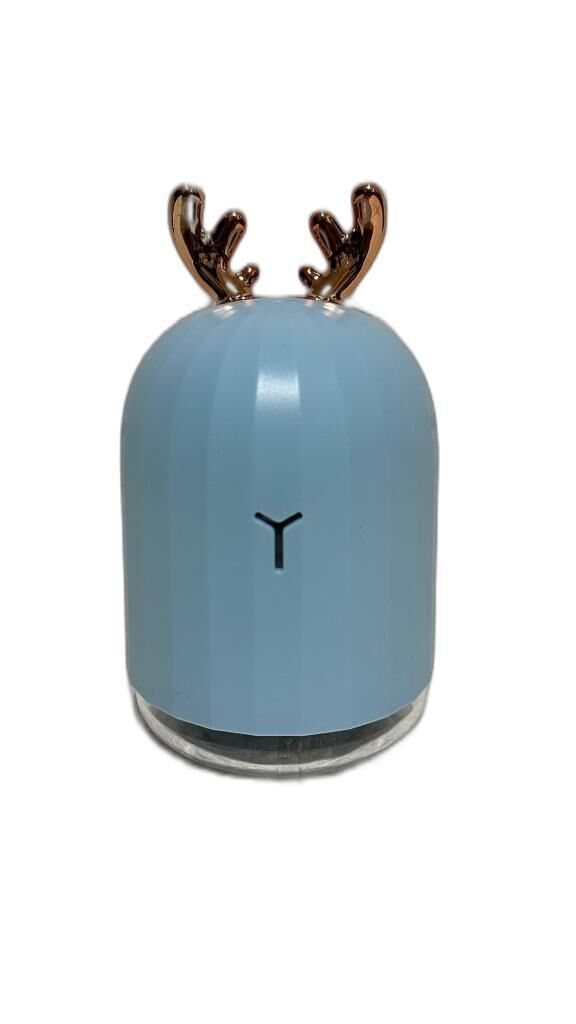 Hava Nemlendiricisi Buhar Makinesi Geyik Figürlü Aroma Difüzör 220 ML H1 Mavi