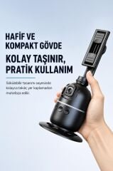 Tripod 360 Yüz Takip Gimbal Akıllı Video Selfie Telefon Tutucu P03 Siyah