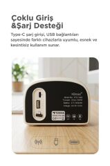 Bluetooth Hoparlör Nostaljik Radyo USB TF Destekli Speaker KTS-1682 Kırmızı