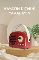 Torima KTS-1682 Kırmızı Taşınabilir Bluetooth Hoparlör
