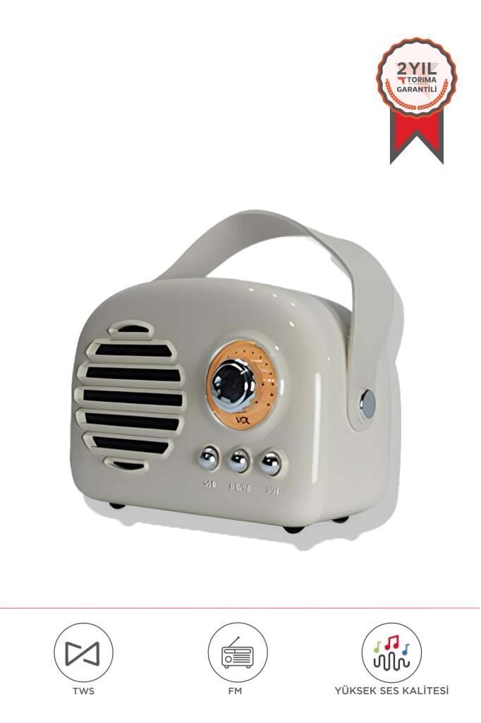 Torima KTS-1682 Gri Taşınabilir Bluetooth Hoparlör