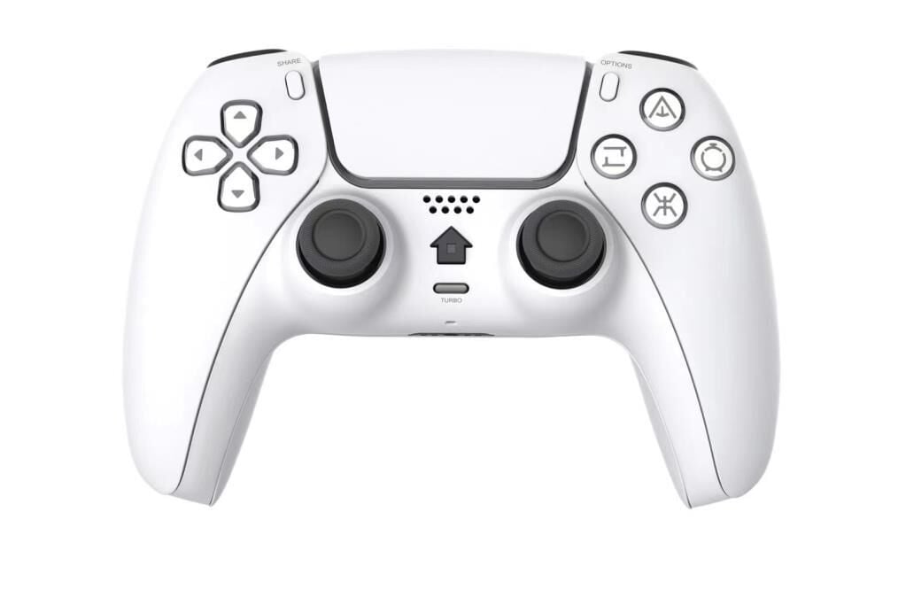 Oyun Kolu Kablosuz Titreşimli Oyun Kolu P4 Plus Beyaz