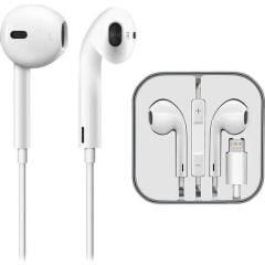 Torima i7 Lighthing to Stereo Earphone Kablolu Kulaklık Beyaz