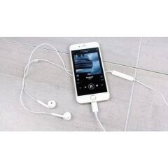 Torima i7 Lighthing to Stereo Earphone Kablolu Kulaklık Beyaz