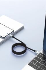 Torima U15 Beyaz 3.0A TYPE-C TO LIGHTINING Şarj-Data Kablosu 1metre