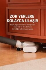 Dikey Süpürge Elektrikli 600W Vakum Süpürge TVC01 Beyaz